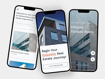 Nggriyo - Real Estate App apartment building clean design estate home house housing mobile property property app real estate real estate app residence ui ux