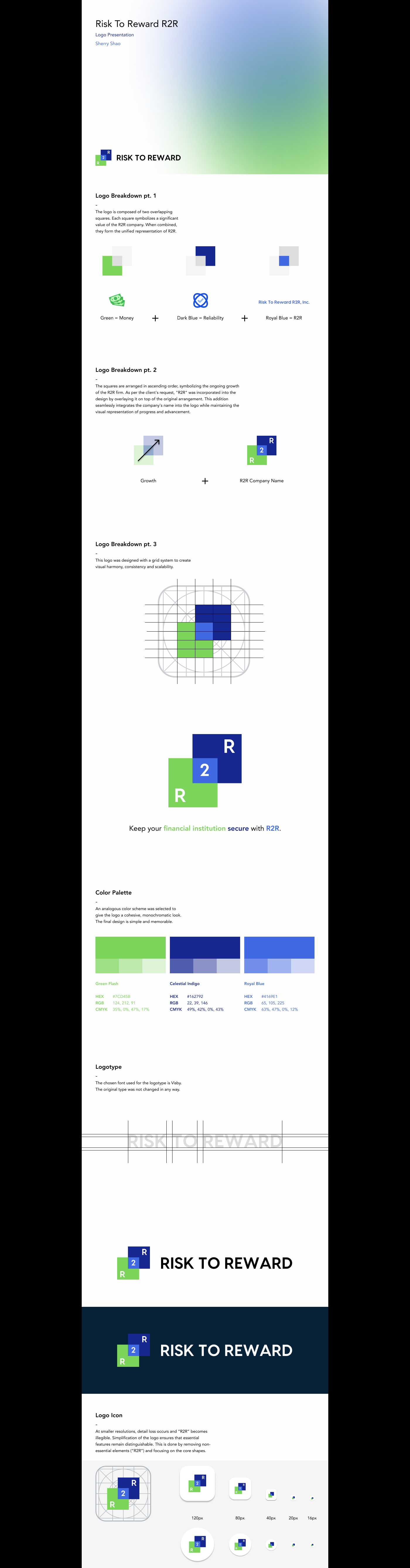 R2R Logo Presentation by Sherry Shao by Sherry Shao on Dribbble