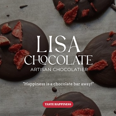 LISA CHOCOLATE REBRAND PACKAGING adobe illustrator branding chocolate graphic design logo design package design wordmark