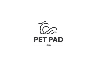 pet care in beach logo beach logo beach modern logo branding design graphic design illustration illustrator logo pet care typography