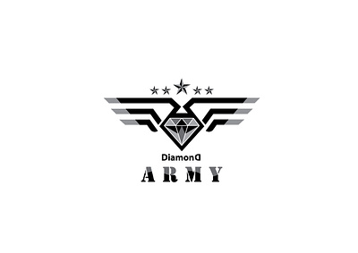 Diamond army logo army logo branding design diamond logo graphic design illustration illustrator logo typography vector