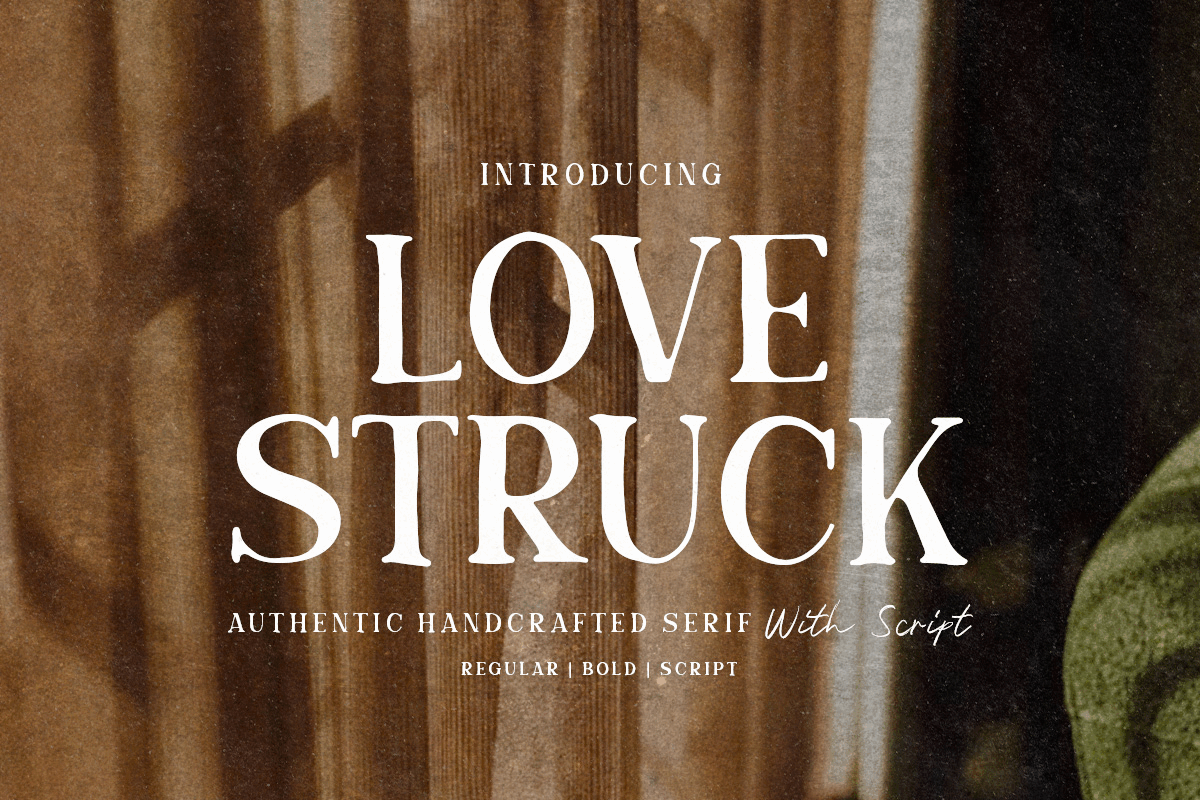 Love Struck - Hand Craft Font Duo freebies handmade