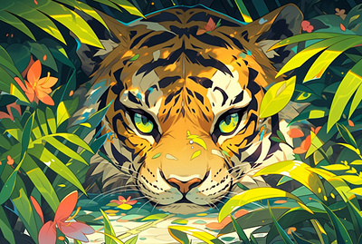 Animals in the Jungle animation dall e