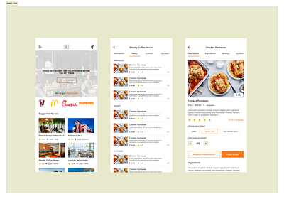 Eatery - Local Restaurants android app design delivery design food food delivery ios recipe restaurant ui ux web website