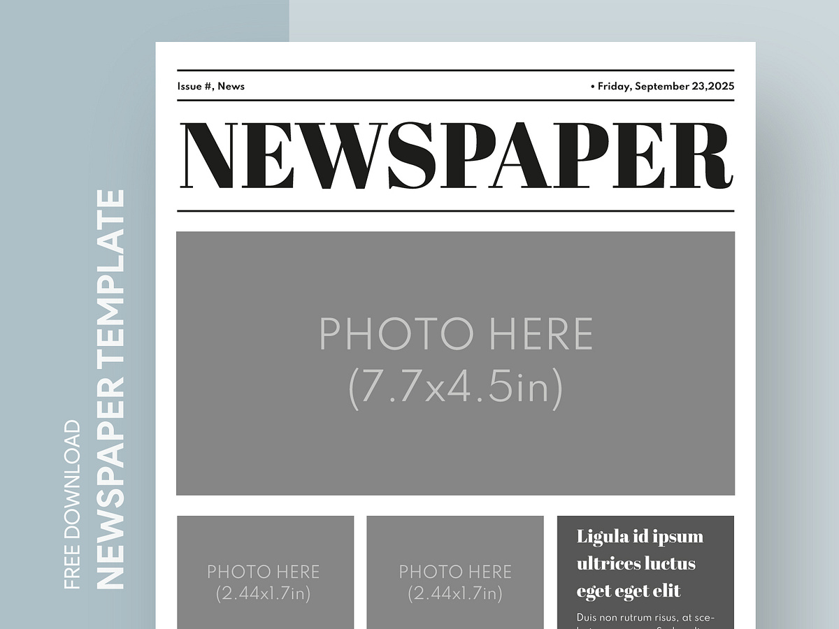 Free Newspaper Google Docs Templates by Free Google Docs Templates