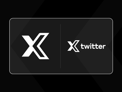 Twitter X - Logo Redesign Concept app app icon brand identity branding elon musk icon lettermark logo mark mark zuckerberg mobile app monogram social media tech trends twitter type typography x x logo