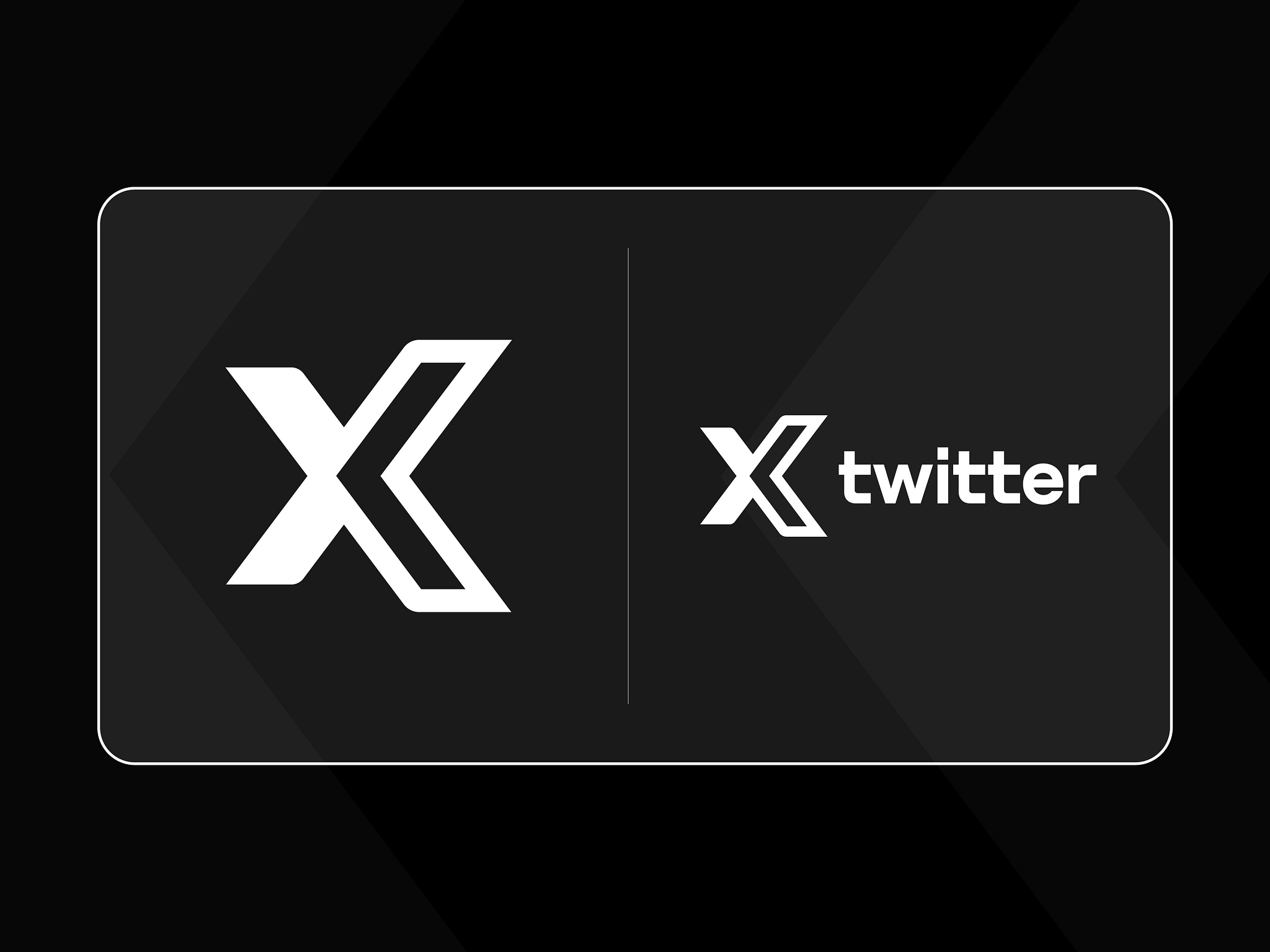 Twitter X Logo Redesign Concept by Nazmul Hossan Freelance Logo