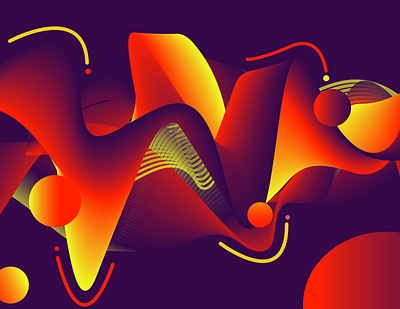 Spectral Rhapsody abstract complex design gradient graphic design illustration illustrator vector
