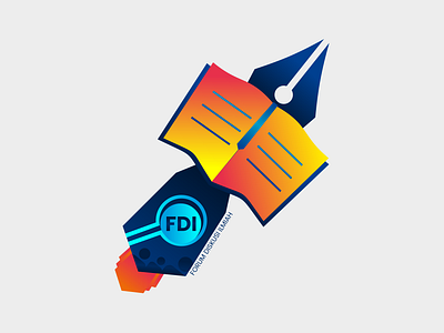 FDI - Logo brand branding colorfull designlogo desugn fdi graphic design illustration logo logodesign logogram logologo logos logotype logoukm