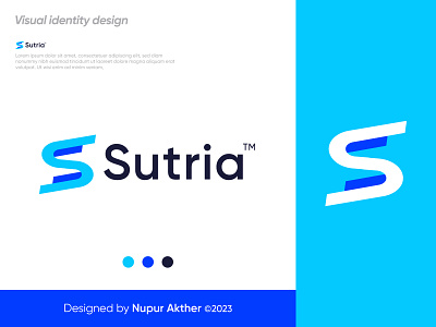 Sutria logo brand identity brand mark branding logo logo design logos modern logo popular logo