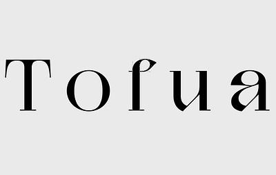 Tofua™ Font animation branding design graphic design illustration logo vector