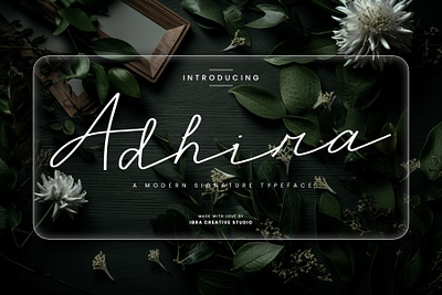 Adhira – A Modern Signature Typeface wedding font
