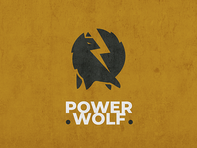 Power Wolf brand branding design graphic design illustration logo logodesign logodesigns ui vector