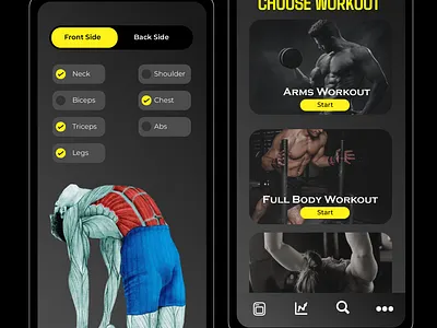 Home/Gym Workout App adobe android app branding concept design graphic design illustration interface ios layout mobile mobile app mobile ui type typography ui user experience user interface ux