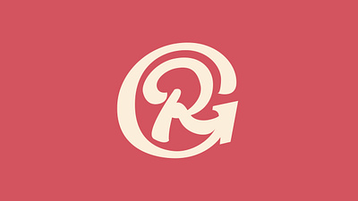 Get Right Hair Company Monogram branding design graphic design logo typography vector