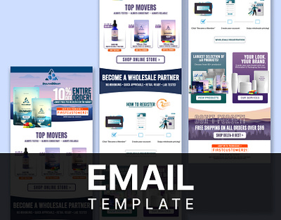 Email Template Design & Code for Delta8Best email design and code