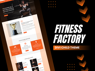 Fitness Factory – Divi Child Theme divi divi child theme fitness health