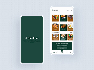 NutriScan - Nutation App 3d animation app branding clean design graphic design illustration logo motion graphics ui ux