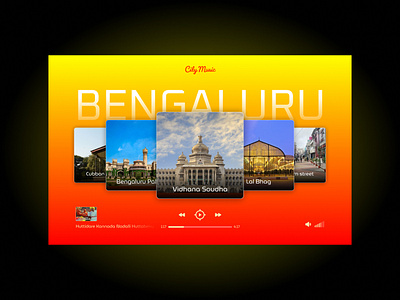 Bangalore landing page design ui