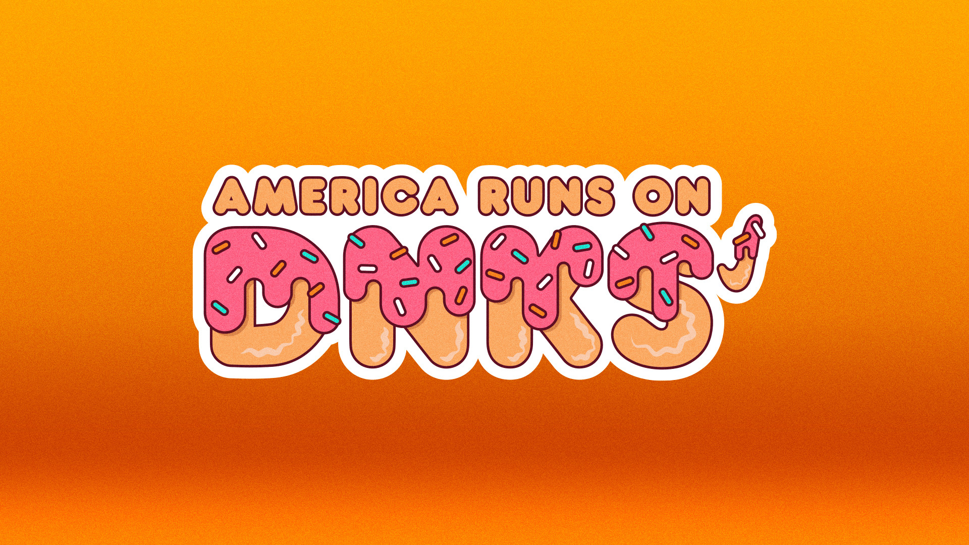 NIKE x DUNKN' Brand Collab art direction brand concept art digital illustration