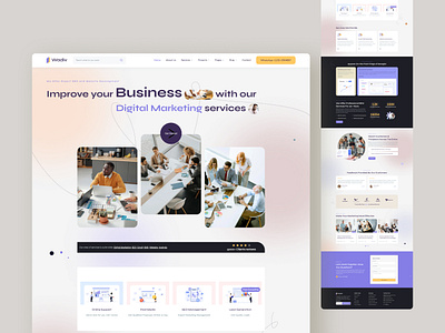 Wadiv - SEO Digital Marketing agency branding digital markeing envytheme it startup offline marketing online marketing seo software services ui design ux design