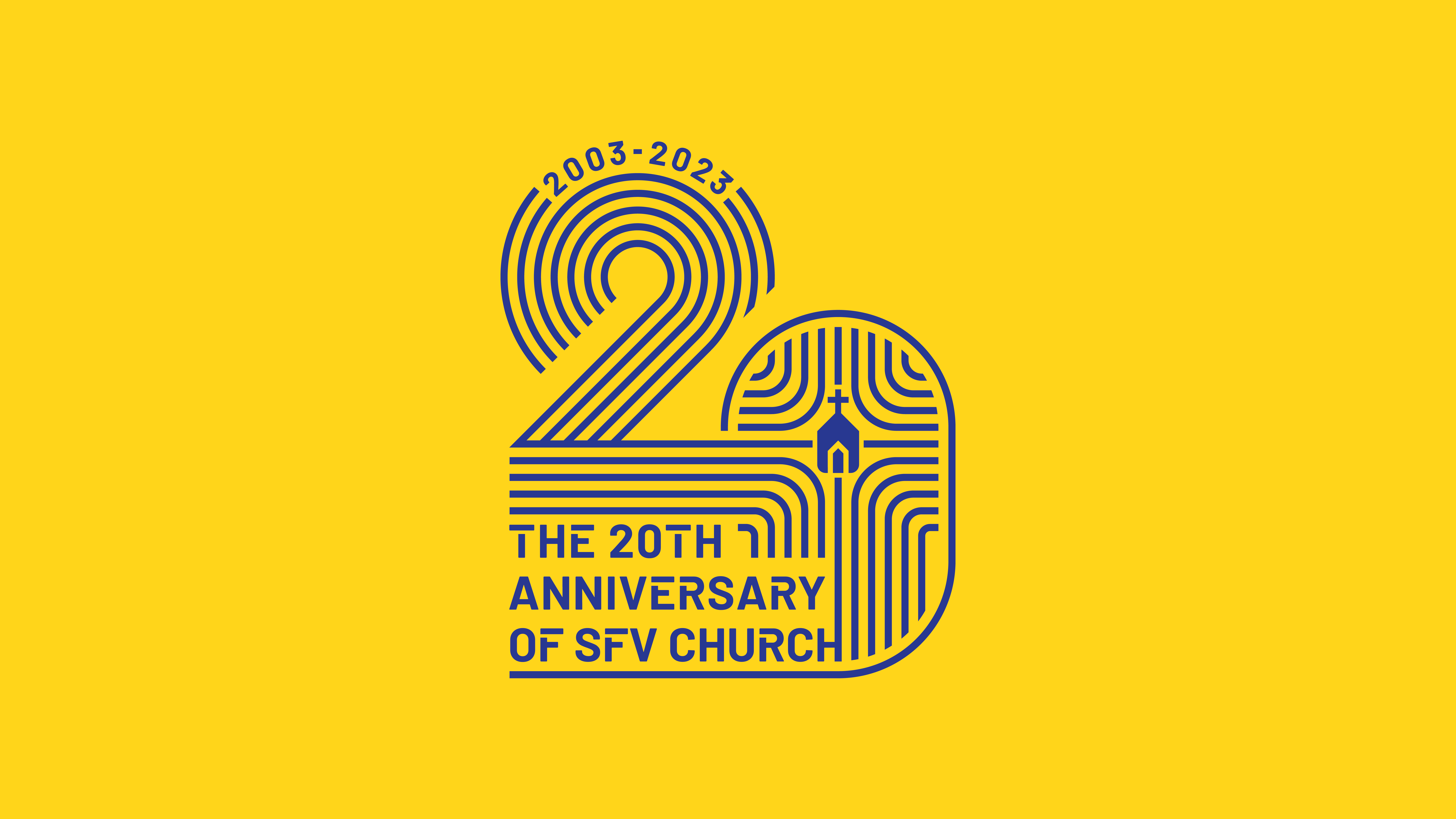20th Anniversary of SFV Chuch 2023 20th anniversary anniversary barlow blue california christtian expand ldk ledangkhoa lines logo monogram racing track running track san fernando church sfv united states vietnamese yellow