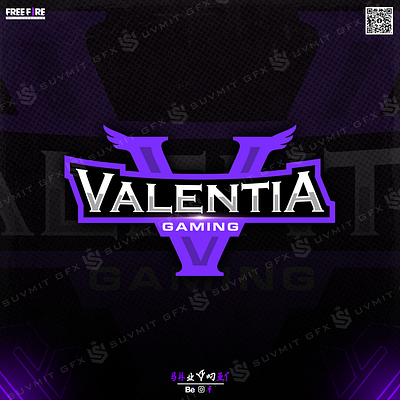 Valentia Gaming Logo Design | Gaming Text Concept branding design graphic design logo logo design shuvmit