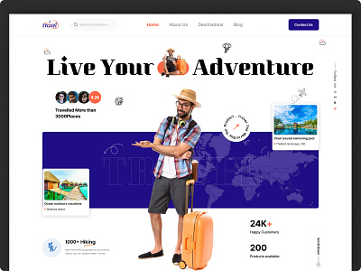 Travel Agency Hero section Website Design airbnb explore free design free web design home page tour tourism travel travel agency travel landing travel service travel web trip ui ux vacation website web design web design template webflow website