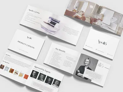 Product Catalog/Brochure/Magazine a4 landscape design advertisment branding brochure choromatherapy clean design fashion light therapy magazine marketing material minimal design print media product catalog simple design skin care creams skin care products skin therapy