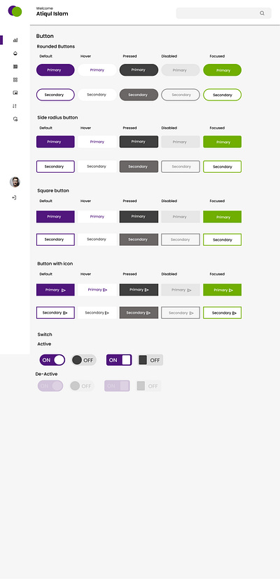 Button kit brand branding button dashboard button design color dashboard design graphic design ui