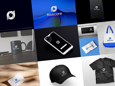 Nsecure Brand Identity abstract app logo best logo designer blockchain logo brand identity branding company logo graphic design letter n logo logo logo design logo designer modern logo modern n logo n logo safety logo security logo shield logo shield n logo web logo