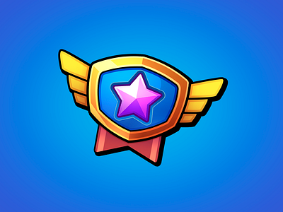 GUI Cartoon - Star Tournament Mode Icon 2d background bright cartoon design game game icon illustration ui