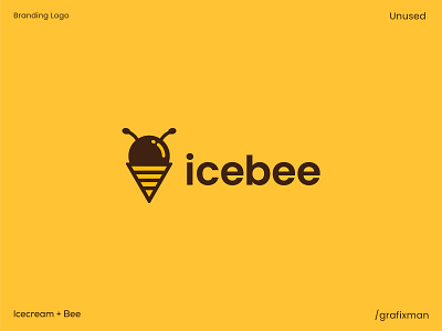 Bee IceCream Logo Design bee bee anngle bee fly bee food bee icecream bee icecream logo design bee icon bee logo bee modern logo beeice bees branding clothing design graphic design ice bee logo logodesigner luxurylogo triangle bee