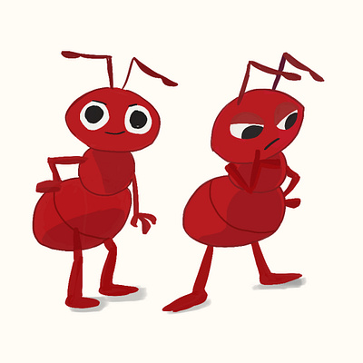 Ants! ant character art character design design drawing illustration insect interaction smile