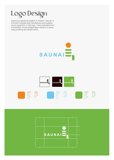 Sauna logo branding design graphic design logo vector