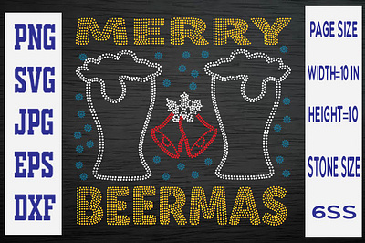 Merry beermas 4 christmas mug design