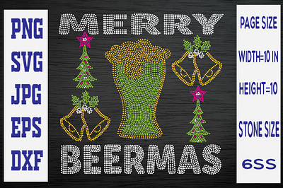 Merry beermas 5 christmas mug design