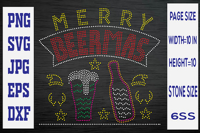 Merry beermas 7 christmas mug design