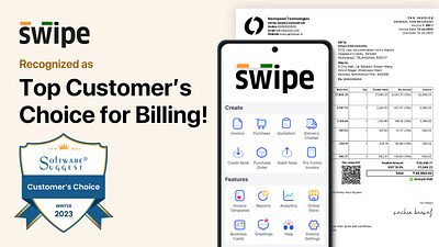Best Billing App billing branding design graphic design gst illustration invoicing swipe typography ux vector