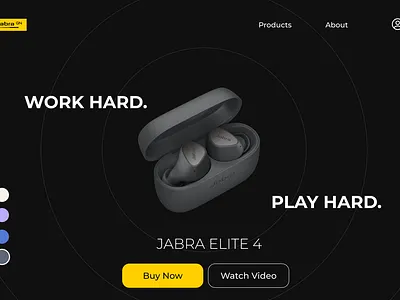 Jabra Landing Page Concept