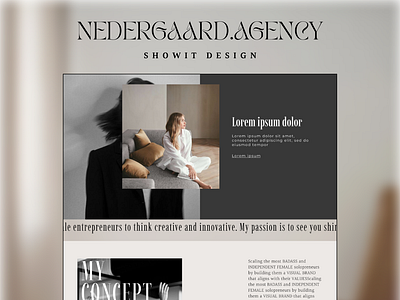 Web design for business coach brand design branding business coach design figma showit web design