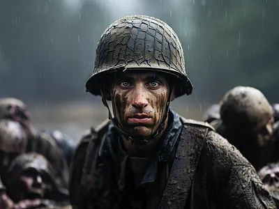 War Never Changes- Story of WWII Soldier 3 ai midjourney portrait soldier war never changes ww2