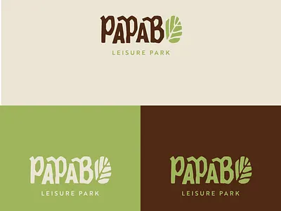 PapaBo Logo branding design graphic design illustration lettering lettering art lettering artist logo logo design
