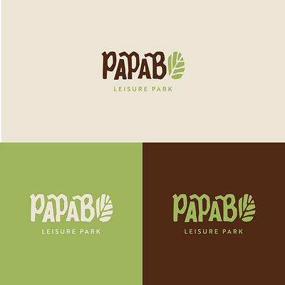 PapaBo Logo branding design graphic design illustration lettering lettering art lettering artist logo logo design