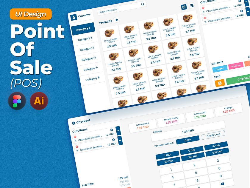 Pos UI designs, themes, templates and downloadable graphic elements on ...