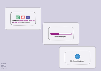 file upoload uiux dailyui fileupload ui uiux ux web