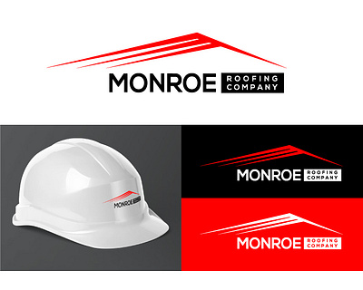 Logo for Monroe Roofing Company branding logo