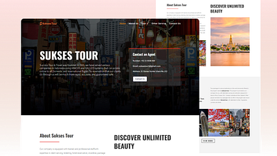 Tour Website desain website divi elementor tour travel ui web web design web developer website website design website tour wordpress wordpress design