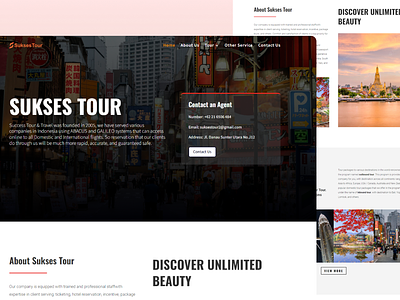 Tour Website desain website divi elementor tour travel ui web web design web developer website website design website tour wordpress wordpress design