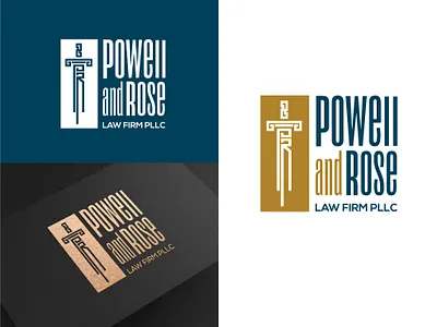 Logo for mid-size law firm branding law firm logo